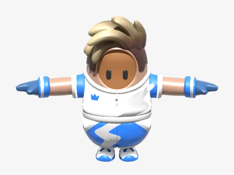 Chase Fall Guy - Fortnite 3D Model