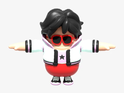 Evie Fall Guy - Fortnite Modelo 3D