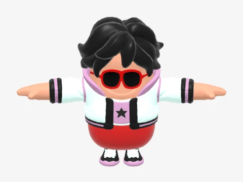 Evie Fall Guy - Fortnite 3D Model