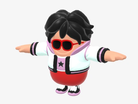 Evie Fall Guy - Fortnite 3D Model