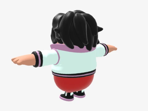 Evie Fall Guy - Fortnite 3D Model