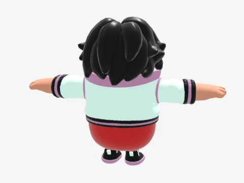 Evie Fall Guy - Fortnite 3D Model
