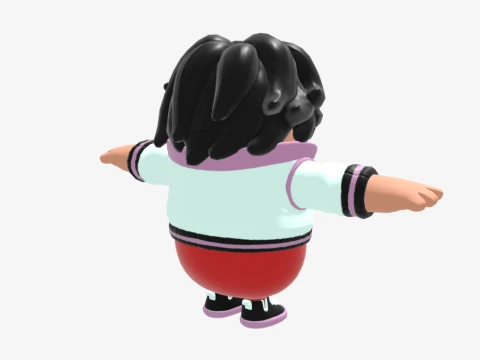 Evie Fall Guy - Fortnite 3D Model