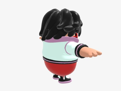 Evie Fall Guy - Fortnite 3D Model