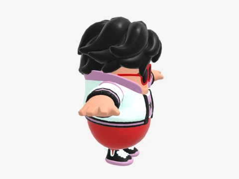 Evie Fall Guy - Fortnite 3D Model