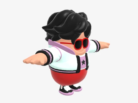 Evie Fall Guy - Fortnite 3D Model