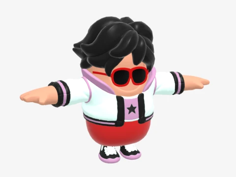Evie Fall Guy - Fortnite 3D Model
