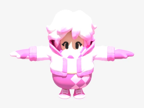 Catrin Glitch Fall Guy - Fortnite 3D Model