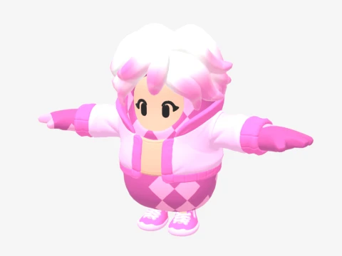 Catrin Glitch Fall Guy - Fortnite 3D Model