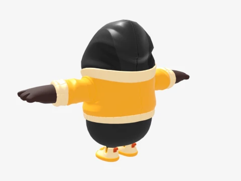 Bone Wasp Fall Guy - Fortnite 3D Model