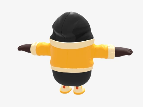 Bone Wasp Fall Guy - Fortnite 3D Model