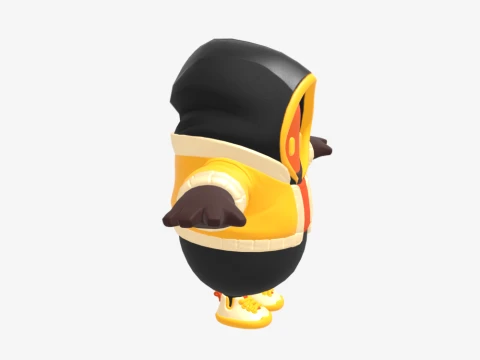 Bone Wasp Fall Guy - Fortnite 3D Model
