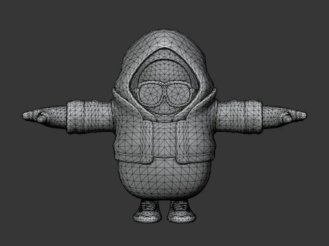 Bone Wasp Fall Guy - Fortnite 3D Model