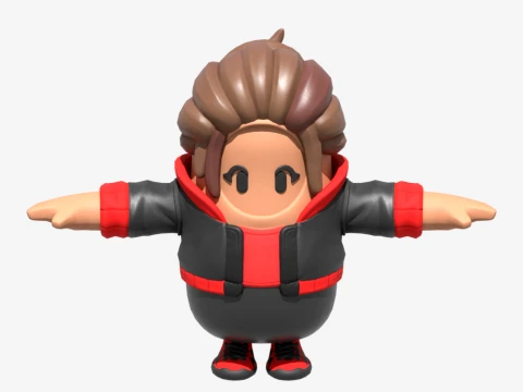 Dinamo TNTina Fall Guy - Fortnite 3D Model