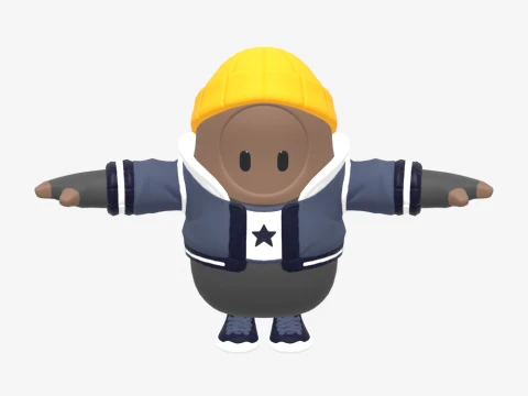 Remi Fall Guy - Fortnite 3D Model