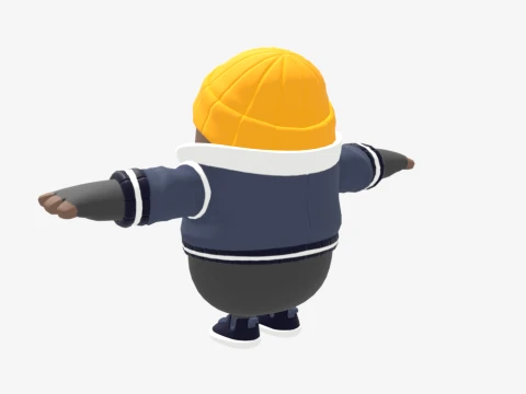 Remi Fall Guy - Fortnite 3D Model
