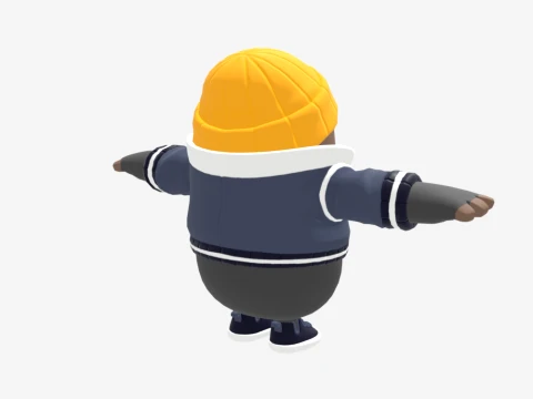 Remi Fall Guy - Fortnite 3D Model