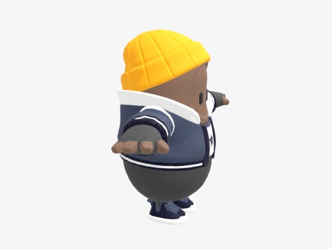 Remi Fall Guy - Fortnite 3D Model