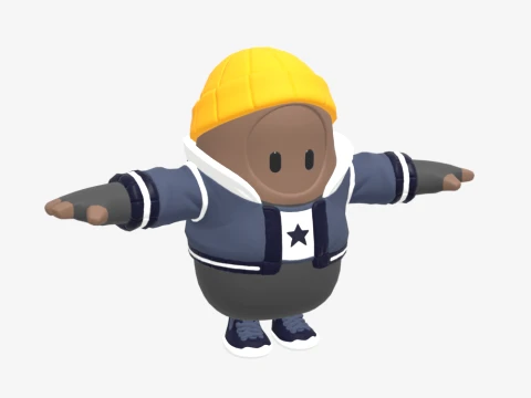 Remi Fall Guy - Fortnite 3D Model
