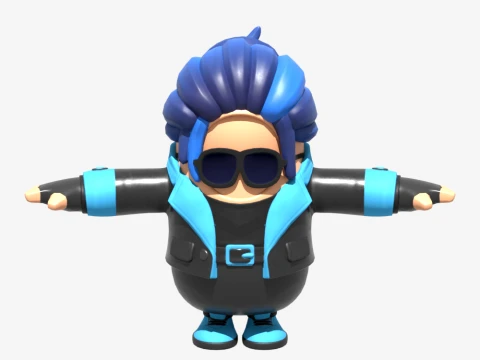 Kahramanca Umut D&uuml;şen Adam - Fortnite 3D Model