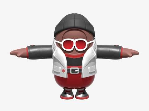 Vahşi Nişancı Fall Guy - Fortnite 3D Model
