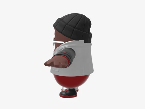 Wild Gunner Fall Guy - Fortnite 3D Model