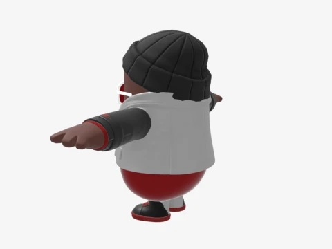 Wild Gunner Fall Guy - Fortnite 3D Model