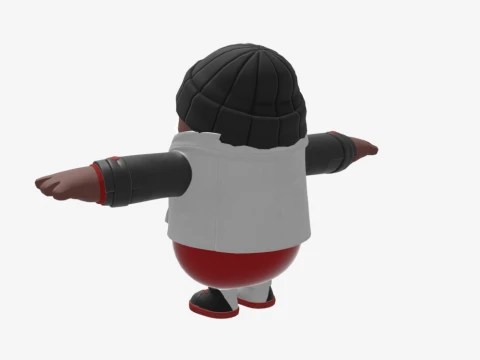 Wild Gunner Fall Guy - Fortnite 3D Model