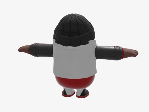 Wild Gunner Fall Guy - Fortnite 3D Model