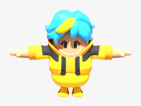 Comet Fall Guy &ndash; Fortnite 3D Modell