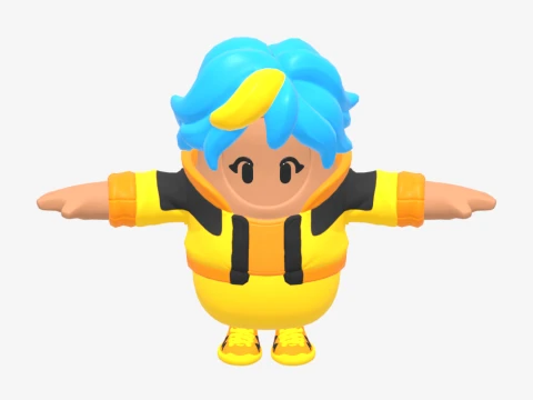 Comet Fall Guy - Fortnite 3D Model