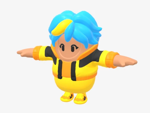 Comet Fall Guy - Fortnite 3D Model