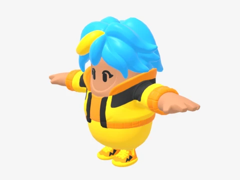 Comet Fall Guy - Fortnite 3D Model
