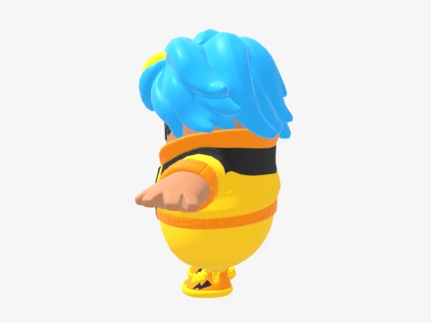 Comet Fall Guy - Fortnite 3D Model