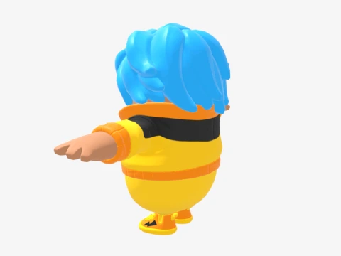 Comet Fall Guy - Fortnite 3D Model