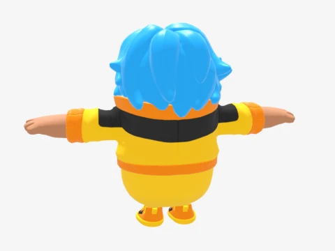 Comet Fall Guy - Fortnite 3D Model