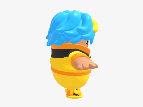 Comet Fall Guy - Fortnite 3D Model