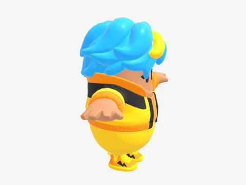 Comet Fall Guy - Fortnite 3D Model