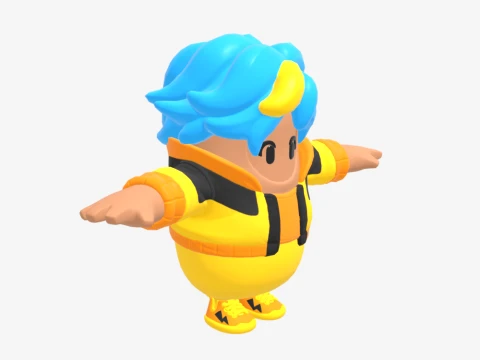 Comet Fall Guy - Fortnite 3D Model