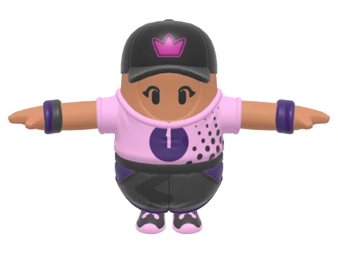 Beach Bomber Fall Guy - Fortnite 3D Model