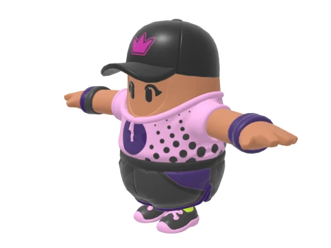 Beach Bomber Fall Guy - Fortnite 3D Model
