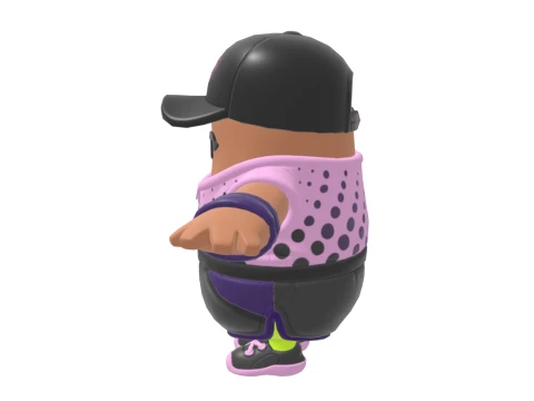 Beach Bomber Fall Guy - Fortnite 3D Model