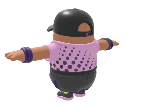 Beach Bomber Fall Guy - Fortnite 3D Model