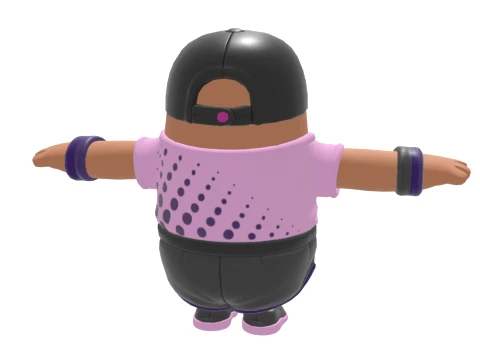 Beach Bomber Fall Guy - Fortnite 3D Model