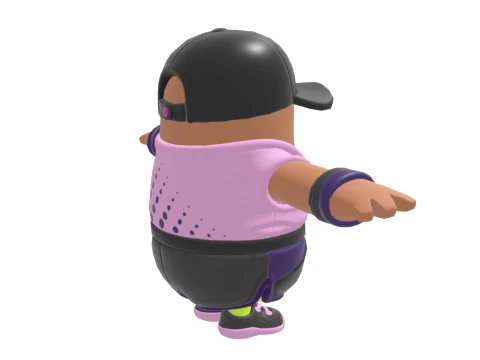 Beach Bomber Fall Guy - Fortnite 3D Model