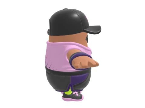 Beach Bomber Fall Guy - Fortnite 3D Model