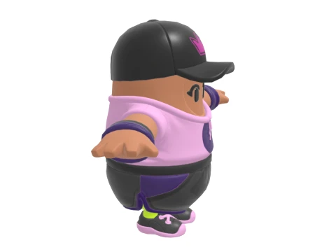 Beach Bomber Fall Guy - Fortnite 3D Model