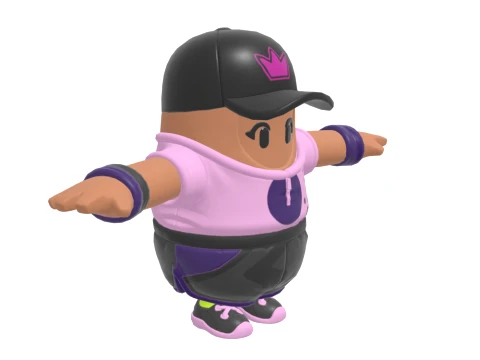 Beach Bomber Fall Guy - Fortnite 3D Model