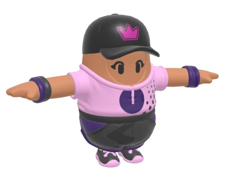 Beach Bomber Fall Guy - Fortnite 3D Model