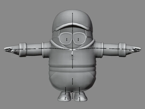 Beach Bomber Fall Guy - Fortnite 3D Model
